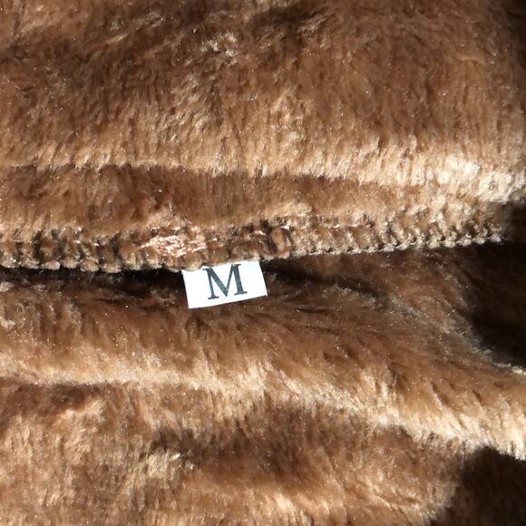 NEW Leopard Print Crop Top Pullover Half Zipper Size Medium - Picture 4 of 6